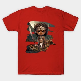 Warrior-Adventure Series: Chibi Gamer T-Shirt